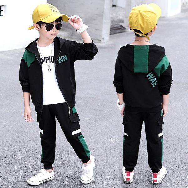 boys' autumn sports suit 2020 new zhongda children's clothing three-piece suit fashionable boys handsome children's clothing
boys' autumn sports suit 2020 new zhongda children's clothing three-piece suit fashionable boys handsome children's clothing