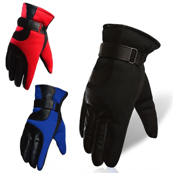 f3pnz men' and women' velvet thickened warm leather outdoor warm motorcycle gloves riding motorcycle sports anti-skid windproof, Blue;gray
f3pnz men' and women' velvet thickened warm leather outdoor warm motorcycle gloves riding motorcycle sports anti-skid windproof, Blue;gray