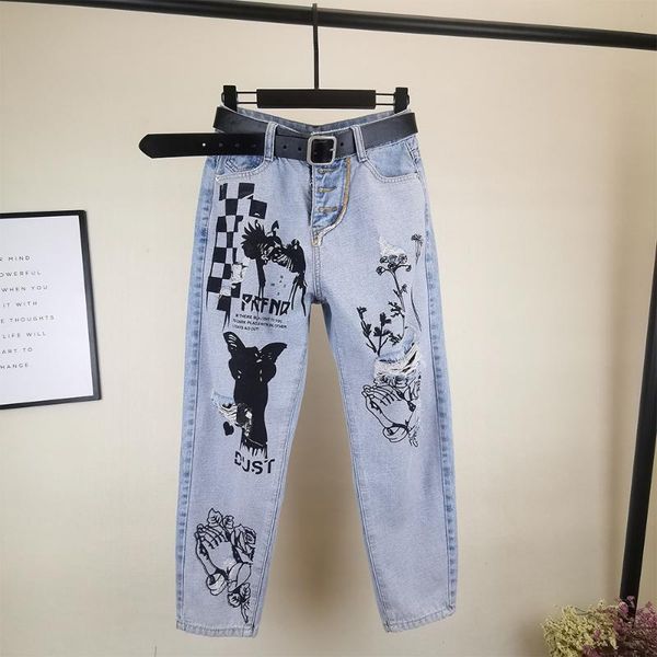 women's jeans mumuzi casual women slim spring summer cat pants skinny stretch trousers blue cartoon elastic femme
women's jeans mumuzi casual women slim spring summer cat pants skinny stretch trousers blue cartoon elastic femme