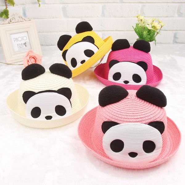 summer children's panda sun male and female baby straw straw sun hat kindergarten cartoon hat, Blue;gray
summer children's panda sun male and female baby straw straw sun hat kindergarten cartoon hat, Blue;gray