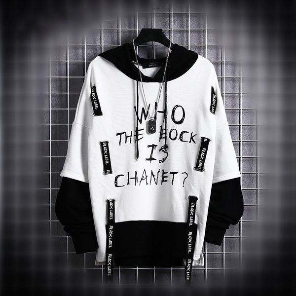 g4ync 2019 autumn new men's korean style trendy loose hooded upper clothes trendy brand hip hop casual sweater sweater men's long, Black
g4ync 2019 autumn new men's korean style trendy loose hooded upper clothes trendy brand hip hop casual sweater sweater men's long, Black