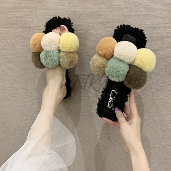 women's winter fury slides for women open toe rhair sandals woman fur slides fluffy fury shoes female fur flip flops big 40, Black
women's winter fury slides for women open toe rhair sandals woman fur slides fluffy fury shoes female fur flip flops big 40, Black
