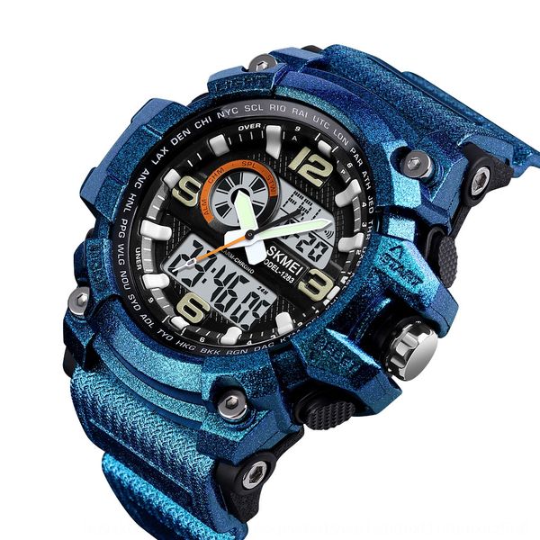 skmei shimei men's camouflage electronic outdoor sports multi-functional waterproof outdoor sports men's electronic led watch, Blue
skmei shimei men's camouflage electronic outdoor sports multi-functional waterproof outdoor sports men's electronic led watch, Blue