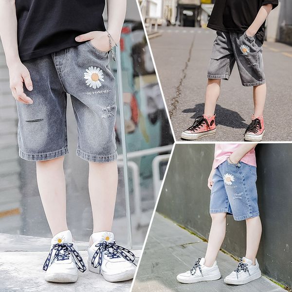 bjmut men's denim new summer daisy pants korean style five-point pants children's clothing net red black blue two-color and jeans
bjmut men's denim new summer daisy pants korean style five-point pants children's clothing net red black blue two-color and jeans