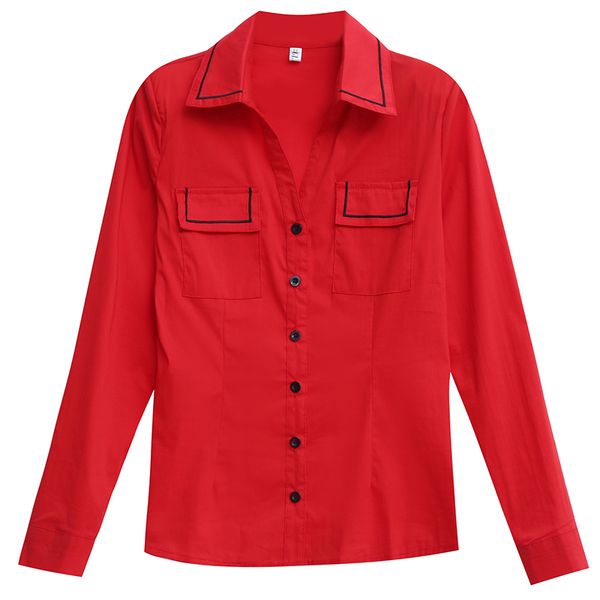 women's blouses & shirts korean style autumn 2021 fashion long sleeves turn down collar shirt office ladies blouse a3600, White
women's blouses & shirts korean style autumn 2021 fashion long sleeves turn down collar shirt office ladies blouse a3600, White