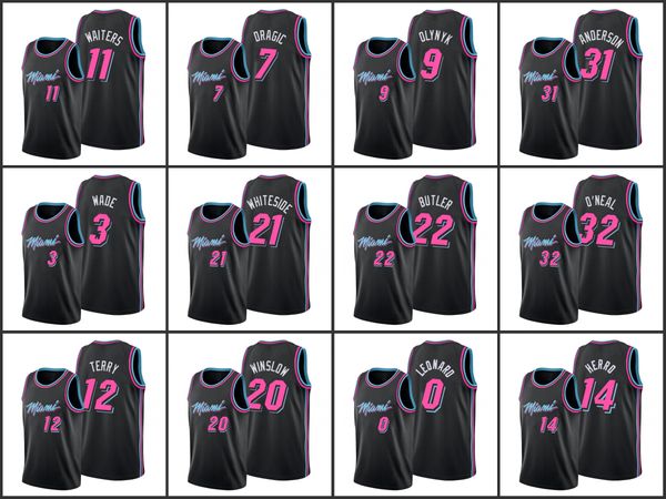 

Miami Heat Tyler Herro Dion Waiters Dwyane Wade Tyler Herro Jimmy Butler Shaquille O'Neal Ryan Anderson Men 2019-20 City Jersey