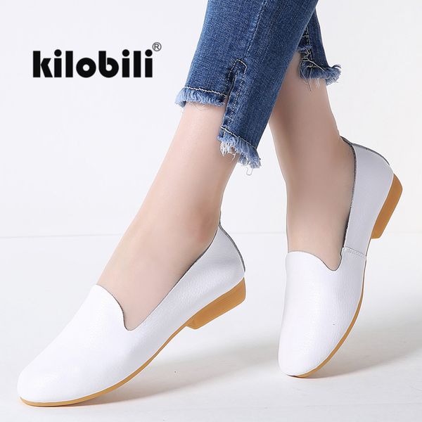 kilobili 2020 summer women flats shoes women genuine leather shoes ladies slip on ballet flat loafers ballerina flats boat, Black
kilobili 2020 summer women flats shoes women genuine leather shoes ladies slip on ballet flat loafers ballerina flats boat, Black