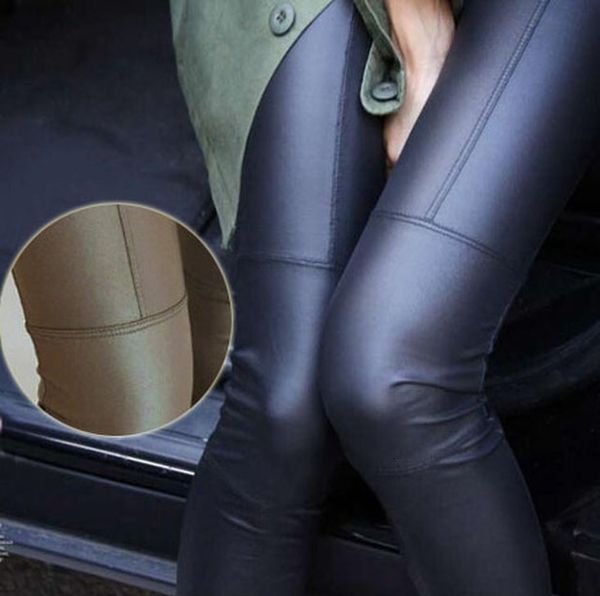 2020 new trend knitting womens nine minutes pants fashion imitation leather slim pu mid elastic leggings 2 colors, Black
2020 new trend knitting womens nine minutes pants fashion imitation leather slim pu mid elastic leggings 2 colors, Black
