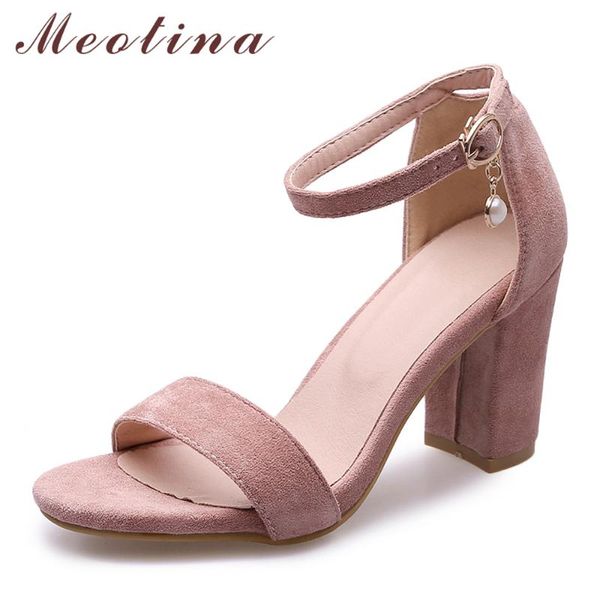 dress shoes meotina summer sandals women pearl block heel party buckle extreme high fashion female plus size 33-43, Black
dress shoes meotina summer sandals women pearl block heel party buckle extreme high fashion female plus size 33-43, Black