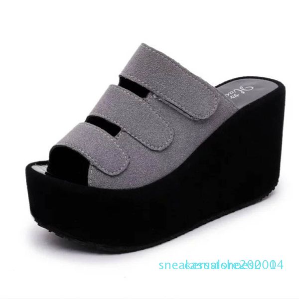 slippers female summer 2019 new magic stickers thick bottom cake wedges with sandals matte high heel women's sandals c14, Black
slippers female summer 2019 new magic stickers thick bottom cake wedges with sandals matte high heel women's sandals c14, Black