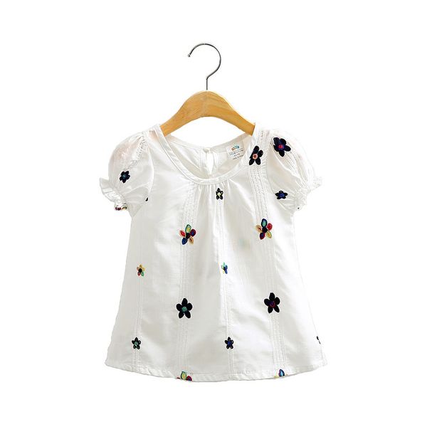 y419 kids clothes summer girl white flower t-shirt 2020 new girls korean short-sleeved t-shirt girls summer for small child t200713, Blue
y419 kids clothes summer girl white flower t-shirt 2020 new girls korean short-sleeved t-shirt girls summer for small child t200713, Blue