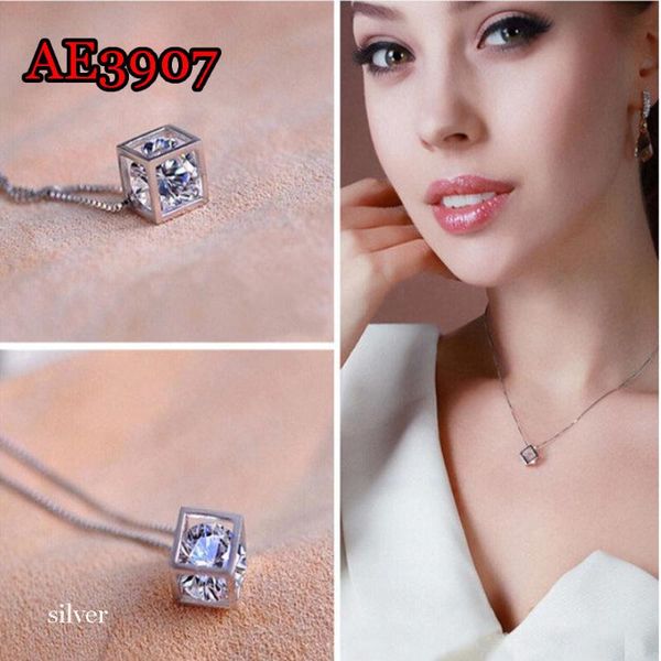 fashion pendant necklace crystal cube short sweater chain r jewelry choker necklace for women chocker, Silver
fashion pendant necklace crystal cube short sweater chain r jewelry choker necklace for women chocker, Silver