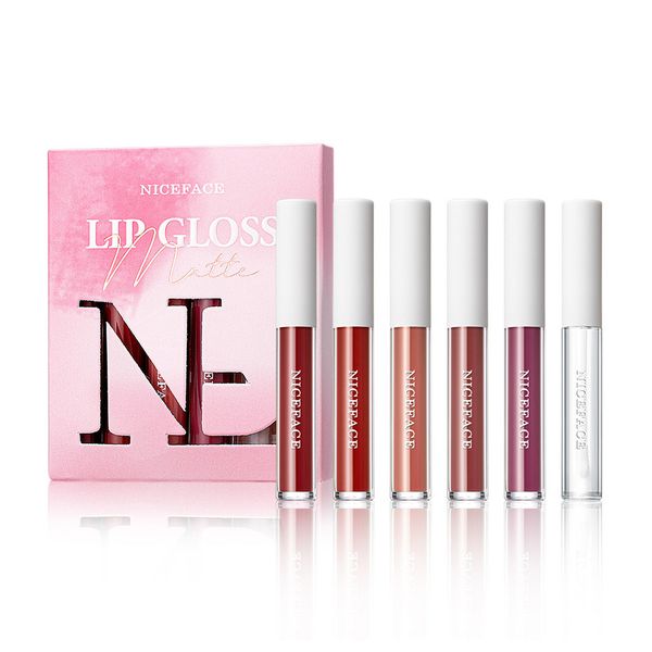 niceface 6pcs matte waterproof long lasting moisturizing lip gloss non sticky makeup lipstick women lip tint beauty cosmetics se
niceface 6pcs matte waterproof long lasting moisturizing lip gloss non sticky makeup lipstick women lip tint beauty cosmetics se