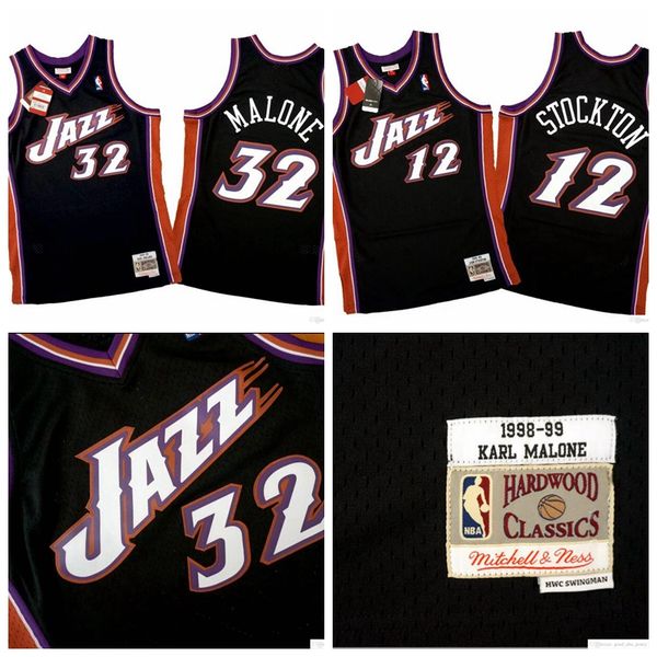 men utah jazz john stockton 12 karl malone 32 mitchell & ness teal road 1998-99 hardwoods classics swingman alternate jersey, Black;red
men utah jazz john stockton 12 karl malone 32 mitchell & ness teal road 1998-99 hardwoods classics swingman alternate jersey, Black;red
