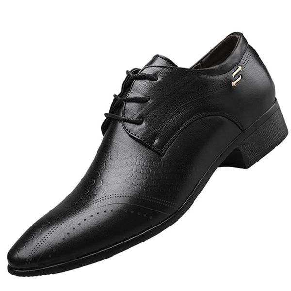 summer men's formal dress shoes lace-up male wedding shoes classic leather men breathable oxfords shoes, Black
summer men's formal dress shoes lace-up male wedding shoes classic leather men breathable oxfords shoes, Black
