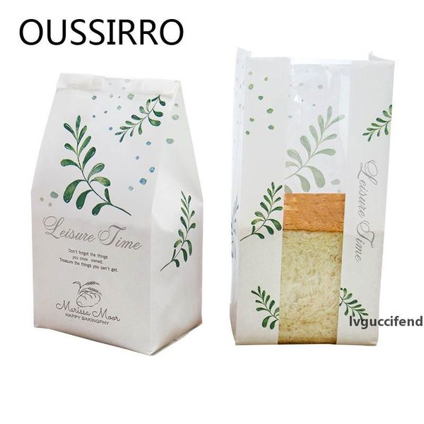 10pcs green leaf bread toast bag transparent open window laminating kraft paper packaging oil proof baking cookies bags
10pcs green leaf bread toast bag transparent open window laminating kraft paper packaging oil proof baking cookies bags
