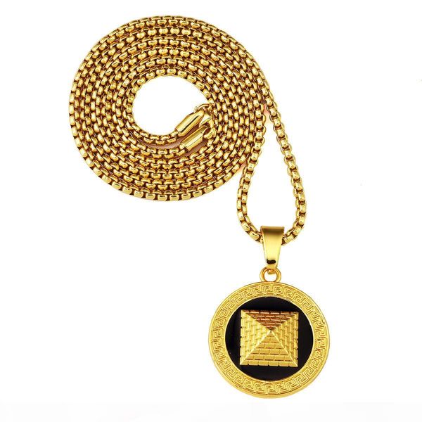 men's 18k gold silver plated egyptian pyramid pendant necklace 30in box chain necklace hip hop jewelry
men's 18k gold silver plated egyptian pyramid pendant necklace 30in box chain necklace hip hop jewelry