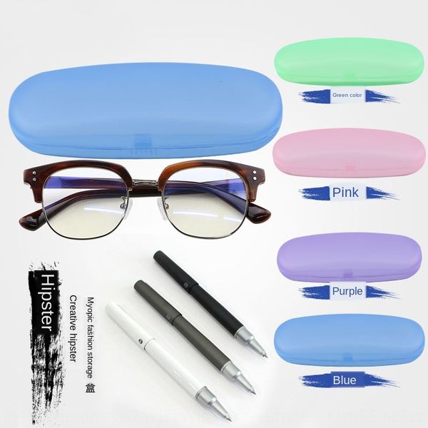 medium and large presbyopia case case myopia men's frosted translucent myopia box personalized presbyopia glasses plastic glasses box, Blue
medium and large presbyopia case case myopia men's frosted translucent myopia box personalized presbyopia glasses plastic glasses box, Blue