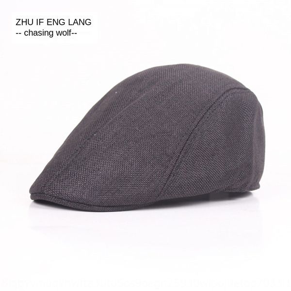 hat simple cotton linen autumn beret hat beret men's breathable cap front cap, Blue;gray
hat simple cotton linen autumn beret hat beret men's breathable cap front cap, Blue;gray
