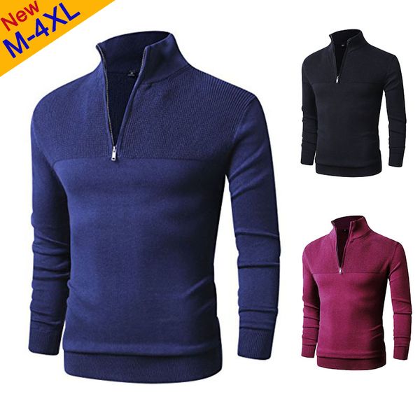 muls brand cotton pollovers sweater men casual sweaters pull homme knitted pullover half zipper turtleneck knitwear -collar, White;black
muls brand cotton pollovers sweater men casual sweaters pull homme knitted pullover half zipper turtleneck knitwear -collar, White;black