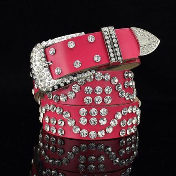 new trendy fashion luxury designer super glittering diamond zircon pink leather belt for woman 110cm 3.6 ft 30 models, Black;brown
new trendy fashion luxury designer super glittering diamond zircon pink leather belt for woman 110cm 3.6 ft 30 models, Black;brown
