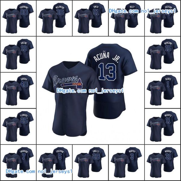 atlanta braves #13 ronald acuna jr 5 freddie an 3 dale murphy men women youth navy custom authentic 2020 alternate jersey, Black
atlanta braves #13 ronald acuna jr 5 freddie an 3 dale murphy men women youth navy custom authentic 2020 alternate jersey, Black