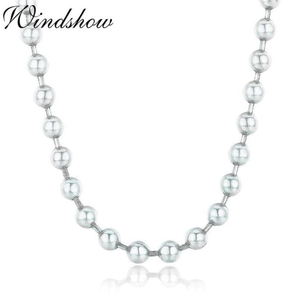 45cm-90cm 4mm pure solid 925 sterling silver round beads chain long necklace women men jewelry collier kolye collares ketting
45cm-90cm 4mm pure solid 925 sterling silver round beads chain long necklace women men jewelry collier kolye collares ketting
