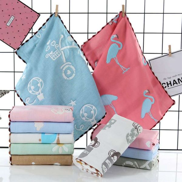 5-pack six-layer pure lace cotton gauze children's 25*50 children's towel yarn-dyed jacquard lace washing towel absorbs water well
5-pack six-layer pure lace cotton gauze children's 25*50 children's towel yarn-dyed jacquard lace washing towel absorbs water well