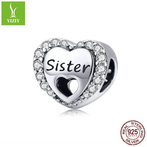 silver charm diy beaded beaded s925 heart-shaped sterling silver scattered beads sister sister fashion beads bracelet diy accessories
silver charm diy beaded beaded s925 heart-shaped sterling silver scattered beads sister sister fashion beads bracelet diy accessories