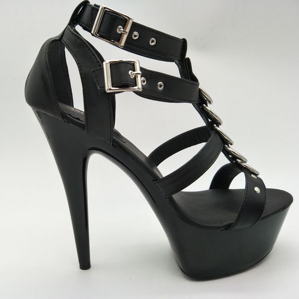 laijianjinxia fashion star shoes 15cm women's high heels shoes platform sandals package with women's 6 inch high heels, Black 
laijianjinxia fashion star shoes 15cm women's high heels shoes platform sandals package with women's 6 inch high heels, Black