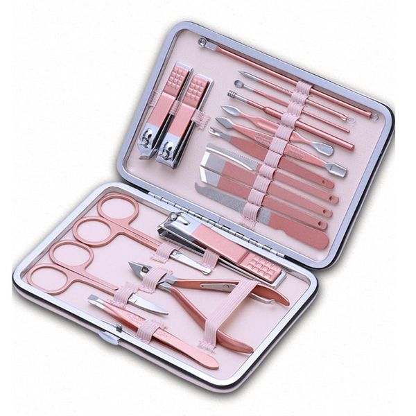 18 pcs set gold nail clipper set professional stainless steel beauty manicure tool dead skin cut pedicure kit
18 pcs set gold nail clipper set professional stainless steel beauty manicure tool dead skin cut pedicure kit
