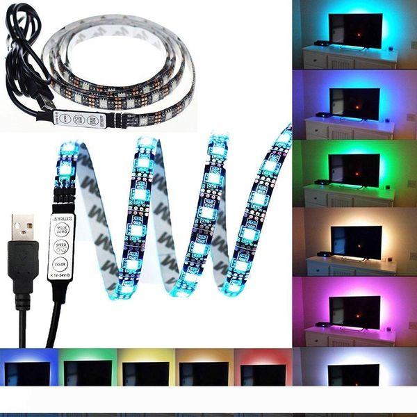 1m 3.28ft multi-colour flexible 5v usb led strip 30leds 5050 rgb led strip light with mini controller for tv pc lapbackground lighting
1m 3.28ft multi-colour flexible 5v usb led strip 30leds 5050 rgb led strip light with mini controller for tv pc lapbackground lighting