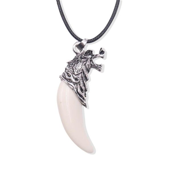 verdandi punk fashion vintage brave men wolf gog teeth spike pendant necklace women men classic fang tooth amulet lucky jewelry, Silver
verdandi punk fashion vintage brave men wolf gog teeth spike pendant necklace women men classic fang tooth amulet lucky jewelry, Silver
