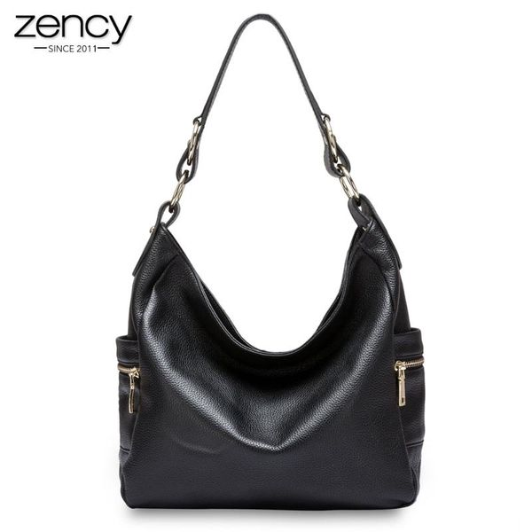 zency elegant women shoulder bag 100% genuine leather large capacity lady messenger crossbody purse black handbag
zency elegant women shoulder bag 100% genuine leather large capacity lady messenger crossbody purse black handbag