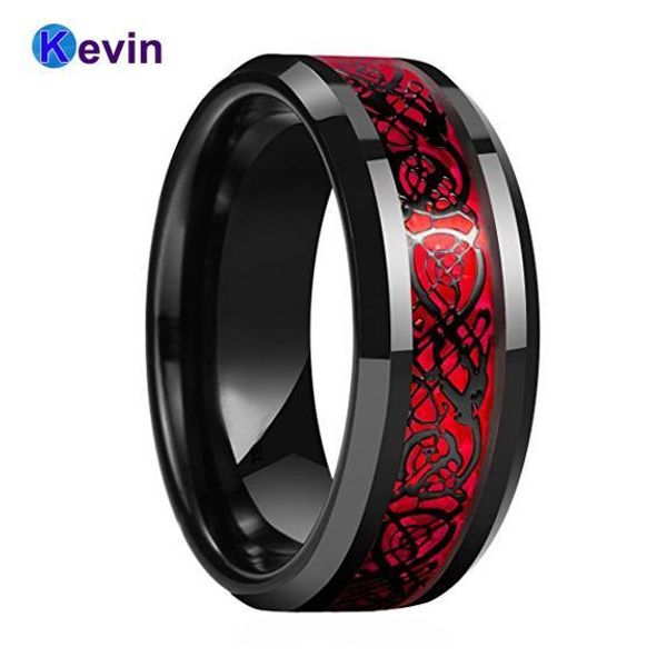 black mens wedding ring dragon ring tungsten carbide ring with red opal and black dragon inlay j190627, Slivery;golden
black mens wedding ring dragon ring tungsten carbide ring with red opal and black dragon inlay j190627, Slivery;golden
