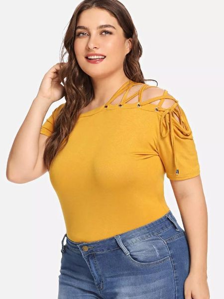 neck tshirts casual natural color short sleeve t-shirts plus size womens t-shirts fashion panelled sashes slash, White
neck tshirts casual natural color short sleeve t-shirts plus size womens t-shirts fashion panelled sashes slash, White