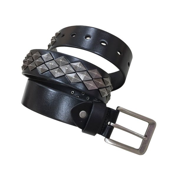 heavy metal rivet men genuine leather belt men metal stud punk jeans belts for strap cinturon hombre ceinture black, Black;brown
heavy metal rivet men genuine leather belt men metal stud punk jeans belts for strap cinturon hombre ceinture black, Black;brown