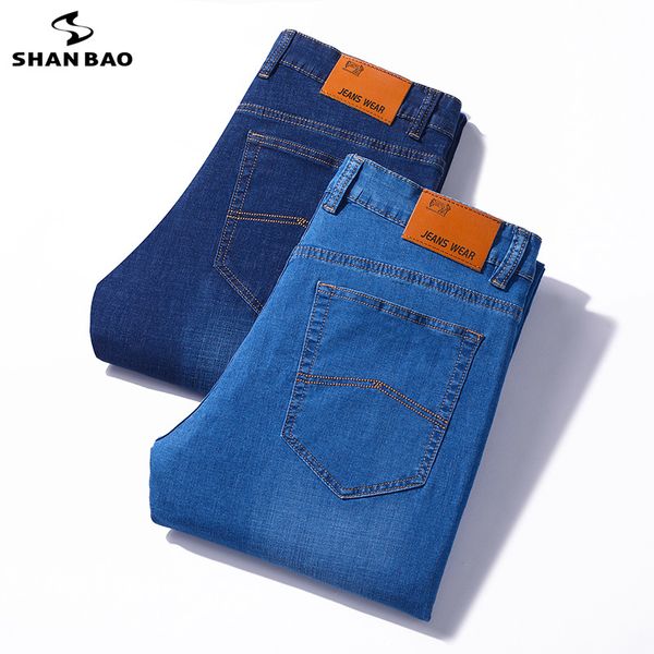 2020 new high-quality comfortable cotton stretch men's slim straight jeans business casual essential light blue jeans size 28-40
2020 new high-quality comfortable cotton stretch men's slim straight jeans business casual essential light blue jeans size 28-40