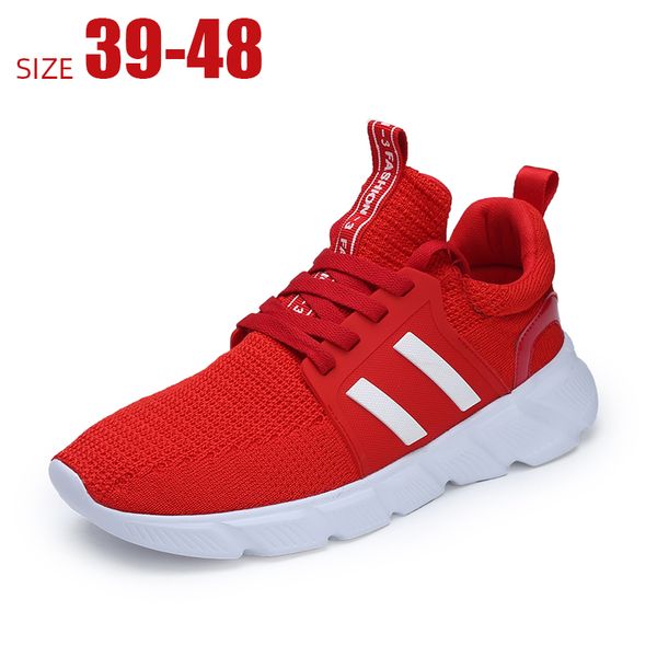 men's casual shoes light mesh breathable man sneakers fashion white sports running shoes tennis training plus size 48 flat, Black
men's casual shoes light mesh breathable man sneakers fashion white sports running shoes tennis training plus size 48 flat, Black
