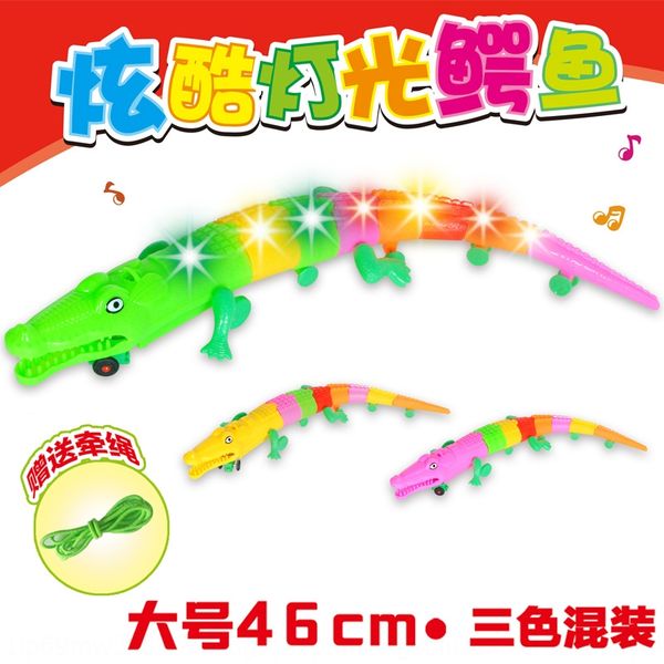 10 yuan 3-mode children's new electric crocodile universal toy toy crawling lighting music simulation animal
10 yuan 3-mode children's new electric crocodile universal toy toy crawling lighting music simulation animal