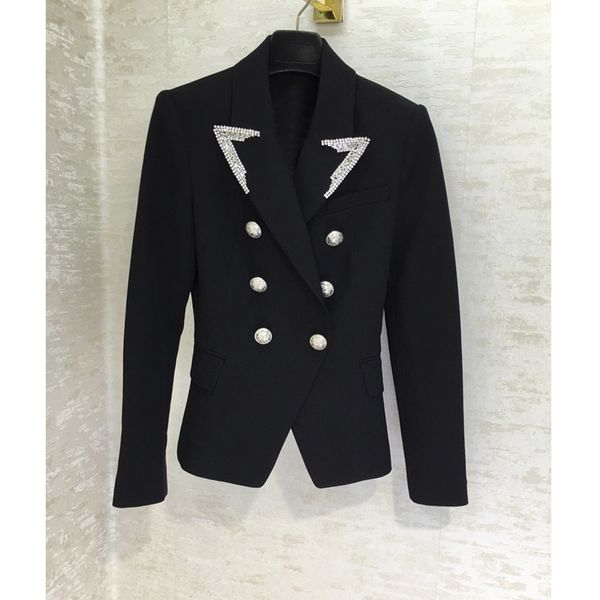 7.14 2020 early autumn new fashion boutique heavy craft diamonds beaded double breasted slim blazer coat women, White;black
7.14 2020 early autumn new fashion boutique heavy craft diamonds beaded double breasted slim blazer coat women, White;black