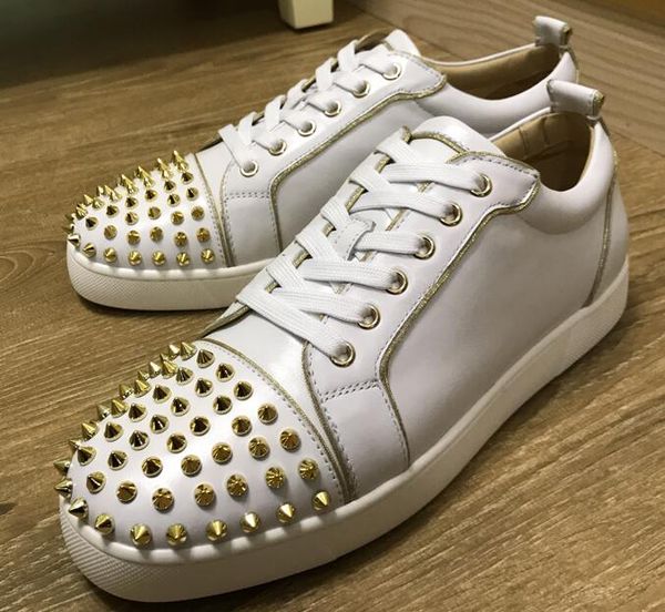 design men sneaker red bottom black leather men white with spikes good quality men wholesale brand shoes
design men sneaker red bottom black leather men white with spikes good quality men wholesale brand shoes