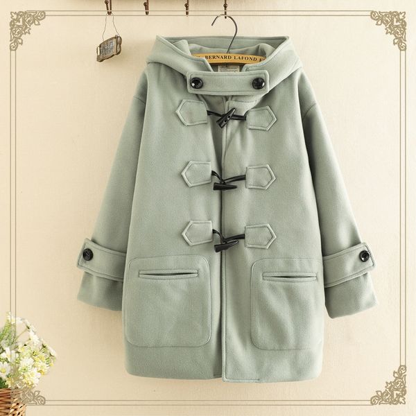 autumn and winter newstyle warm croissant thickened warm woolen coat student girl mid-length woolen coat, Black
autumn and winter newstyle warm croissant thickened warm woolen coat student girl mid-length woolen coat, Black