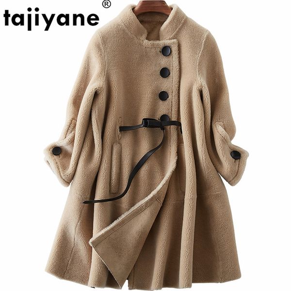 real fur coat 100% wool jacket autumn winter coat women clothes 2020 korean vintage sheep shearling suede lining zt3768, Black
real fur coat 100% wool jacket autumn winter coat women clothes 2020 korean vintage sheep shearling suede lining zt3768, Black