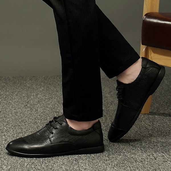 shoe sapatos 2020 fashion mens informales sale spring mens zapatos men leather loafers leisure flat shoes for casuales sneakers, Black
shoe sapatos 2020 fashion mens informales sale spring mens zapatos men leather loafers leisure flat shoes for casuales sneakers, Black