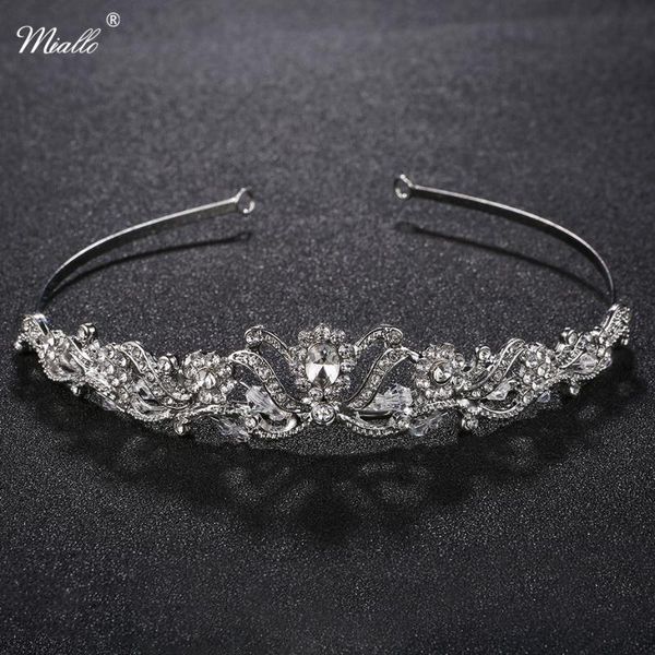 miallo fashion princess tiaras and crowns wedding austrian crystal hair jewelry accessories women hairpieces headbands, Golden;silver
miallo fashion princess tiaras and crowns wedding austrian crystal hair jewelry accessories women hairpieces headbands, Golden;silver