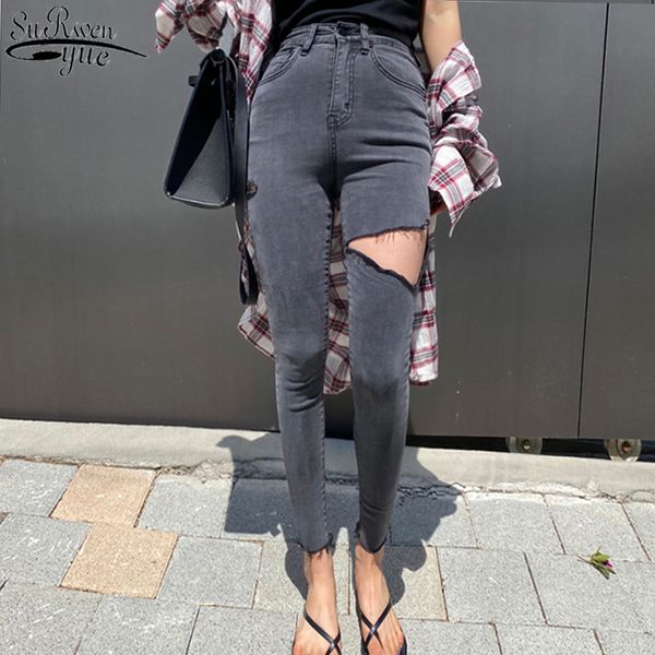 women's jeans 2021 pencil pants streetwears summer skinny high waist gray ripped for women denim mujer 10410, Blue
women's jeans 2021 pencil pants streetwears summer skinny high waist gray ripped for women denim mujer 10410, Blue