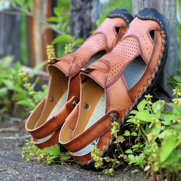 summer sandal 39 masculino sandalias praia leather breathable couro casual slip hombre beach de homme shoe roman sandale dress, Black
summer sandal 39 masculino sandalias praia leather breathable couro casual slip hombre beach de homme shoe roman sandale dress, Black