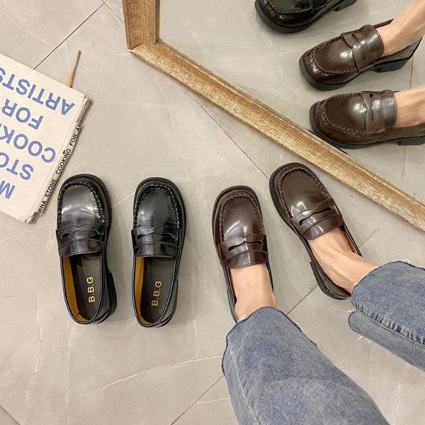 all-match casual woman shoe shallow mouth womens derby shoes slip-on female footwear autumn british style round toe 2020, Black
all-match casual woman shoe shallow mouth womens derby shoes slip-on female footwear autumn british style round toe 2020, Black
