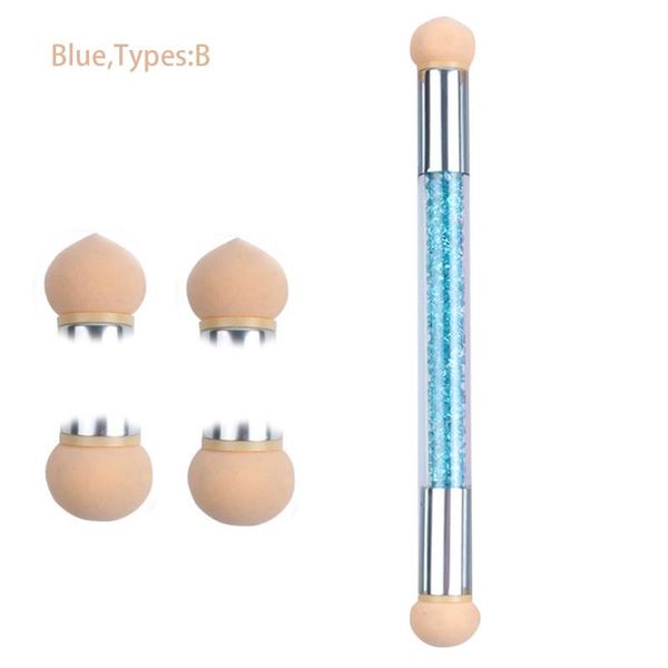 blooming dotting reusable professional brush home salon nail art sponge head gradient pen set tool dual-ended decoration picking
blooming dotting reusable professional brush home salon nail art sponge head gradient pen set tool dual-ended decoration picking